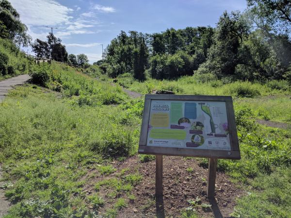 We installed interpretation to welcome visitors to the newly-accessible reserve